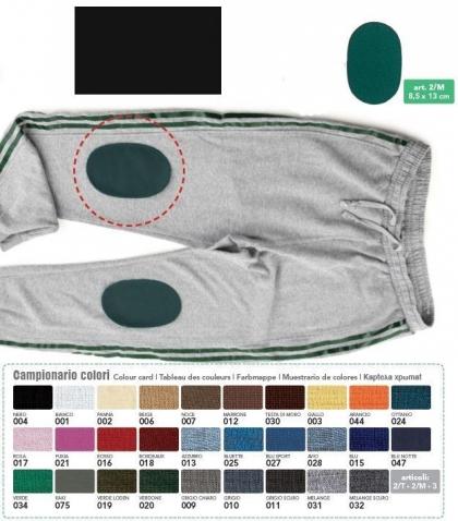 Pièces thermocollantes Olimpic, taille en dessous - Noir