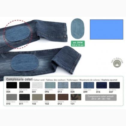 Mini Pièces Thermocollantes Jeans - Azur