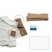 Bords en jersey de laine - Blanc