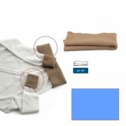 Bords en jersey de laine - Azur