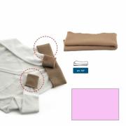 Bords en jersey de laine - Rose