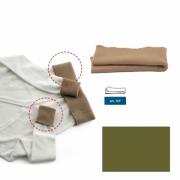 Bords en jersey de laine - Vert loden