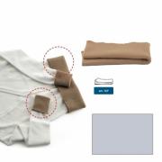Bords en jersey de laine - Gris mèlangè