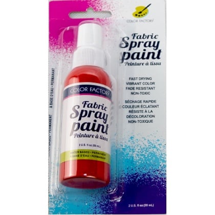 Peinture Textile Spray - Rouge cerise