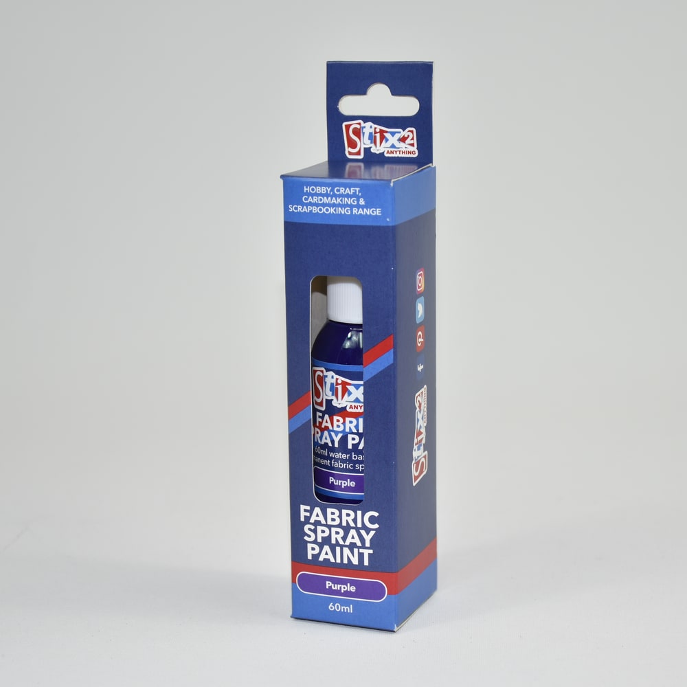 Peinture Textile Spray - Violet de Stix2 - Pour la coloration et la peintur  - Décorations, Papier, Couleurs - Casa Cenina