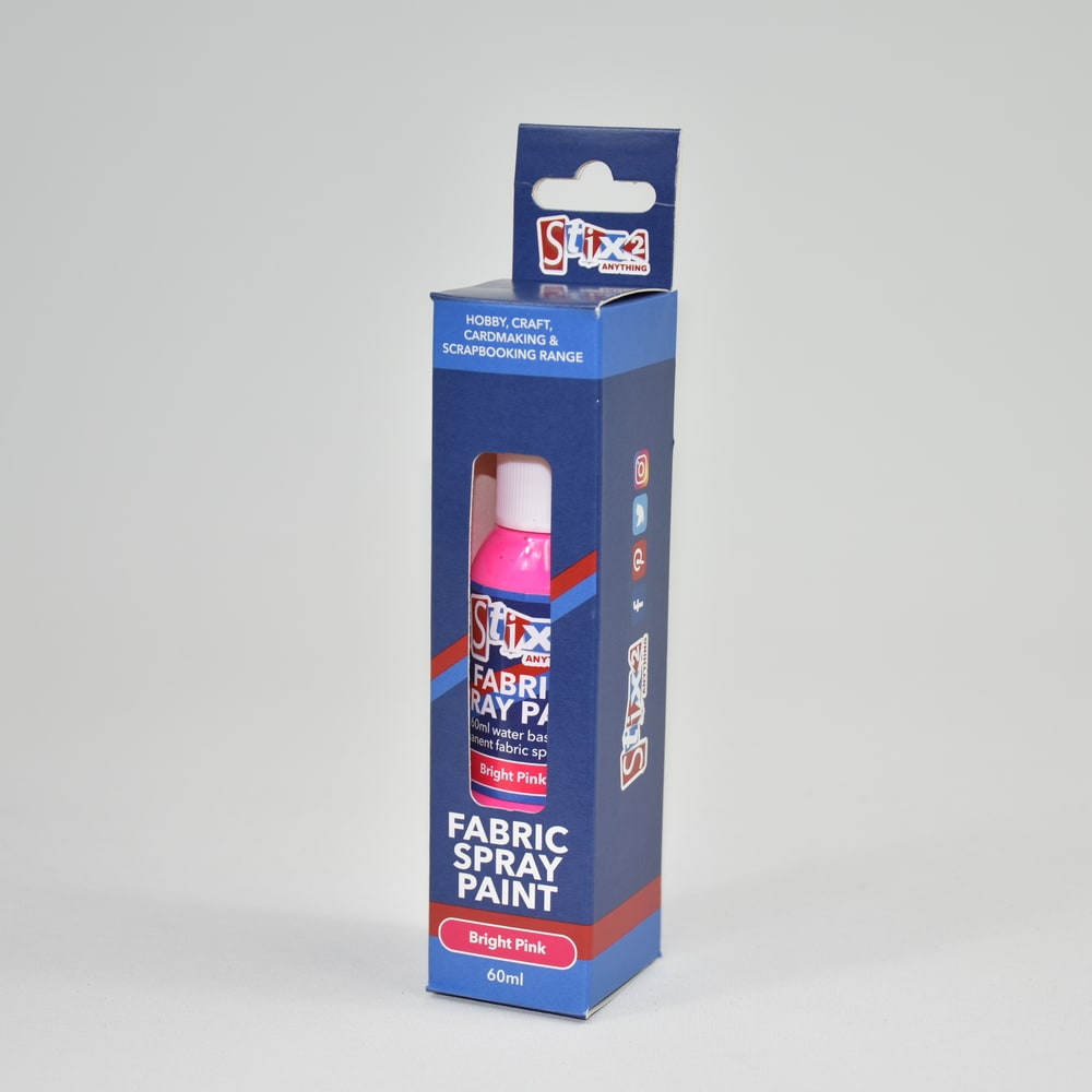 Peinture Textile Spray - Rose fluo de Stix2 - Pour la coloration