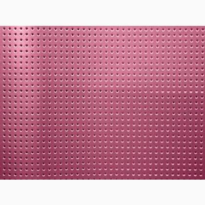 Support Vinyle laqué perforé - Rose nacre