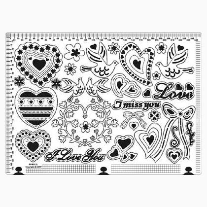 Grille Pergamano - 12L - Love