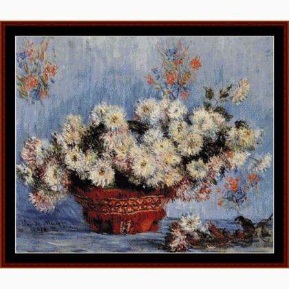 Monet - Basket of Chrysanthemums, 1878