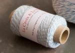 Cordon bicolore blanc/marine Baker's twine
