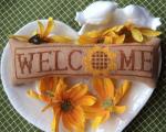 Wee Welcome - August Sunflower