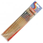 Set pinceaux plats (7)