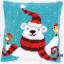 Coussin: Happy Christmas Bear