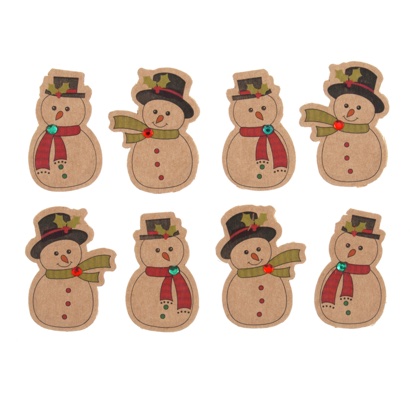 Set Décorations - 3D Snowmen