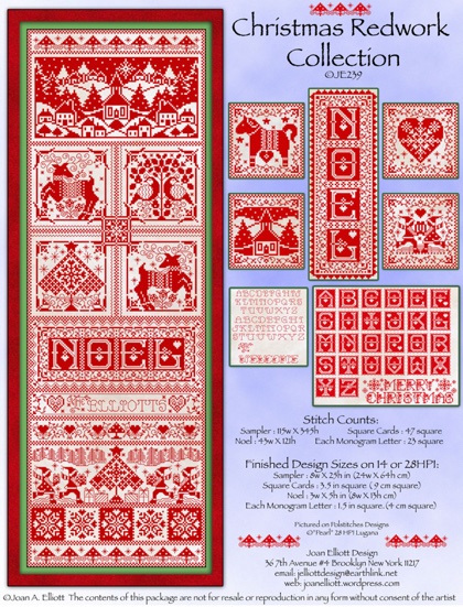 Christmas Redwork Collection