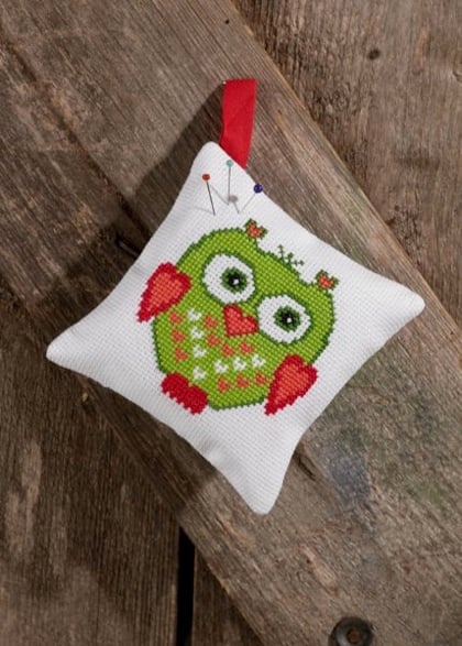 Kit Pique-épingles Green Owl