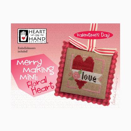 Merry Making Mini - Floral Heart (w/embellishments)