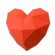 Coeur rouge - Kit Papercraft