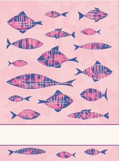 Serviette - Dory - Rose