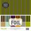 Set Papier pour décorations - Black Foil Stripe