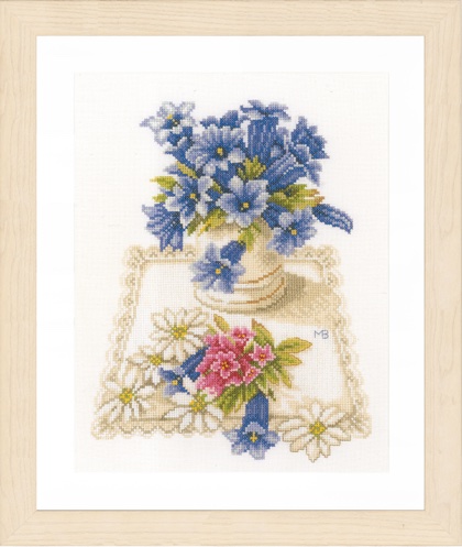 Fleurs bleues