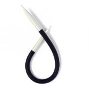 Mini aiguille à tricoter pour torsades Yoga avec tige, 7.0 mm.