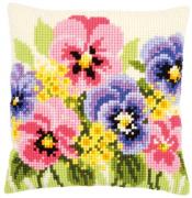 Coussin : Violettes