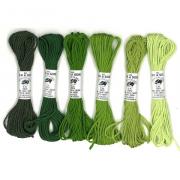 Soie d'Alger - Pack 6 nuances - Vert