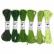 Soie d'Alger - Pack 6 nuances - Vert
