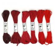 Soie d'Alger - Pack 6 nuances - Rouge