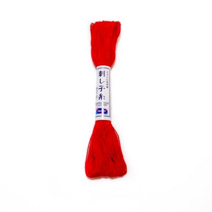 Fil pour Sashiko rouge