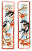 Marquepage - Tailed Tits & Red Berries (2)