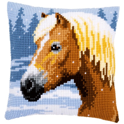 Coussin : Horse & Snow