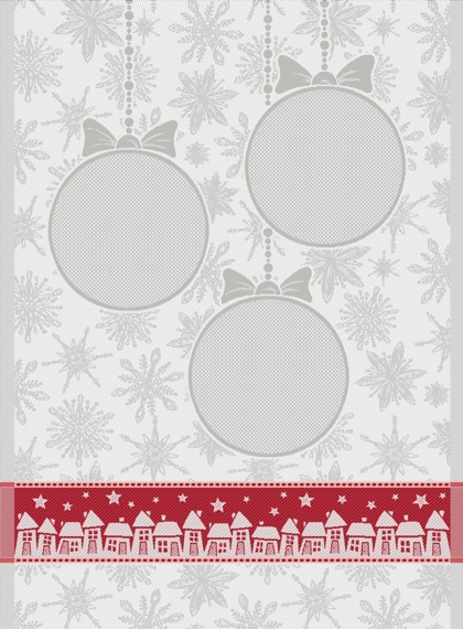 Serviette - Casette - Rouge Lurex
