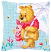 Coussin: Winnie in the Rain