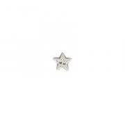 Bouton Silver Disco Star, Small