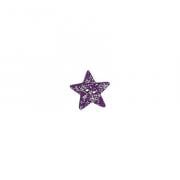 Bouton Purple Disco Star, Medium