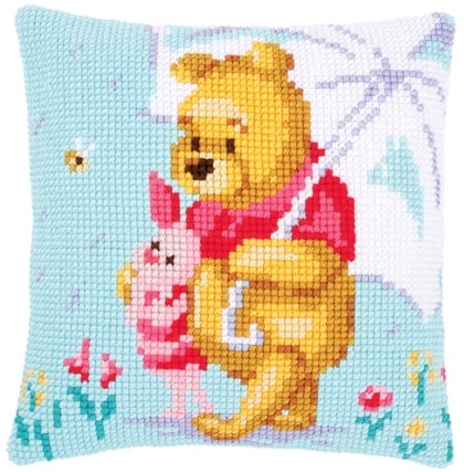 Coussin: Winnie in the Rain