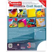 Tableau artisanal dur Bubbalux - Blanc