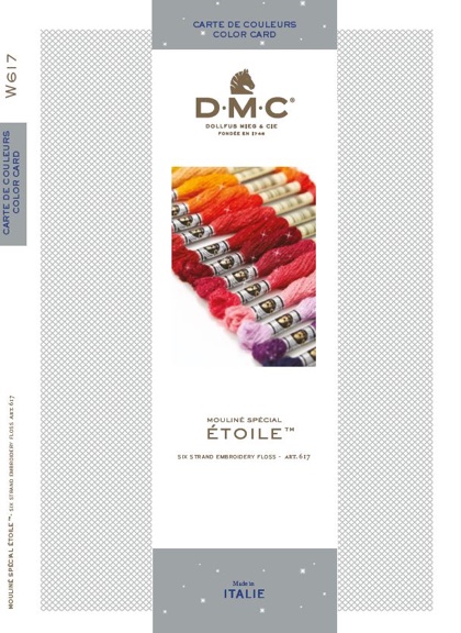 Carte couleurs DMC Étoile