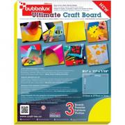 Tableau artisanal dur Bubbalux - Jaune