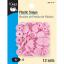 Boutons pression en plastique - Coeur rose