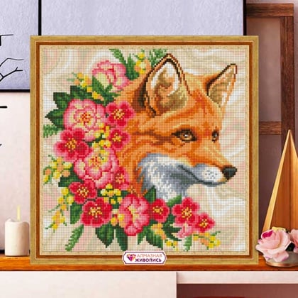 Fox and Flowers
