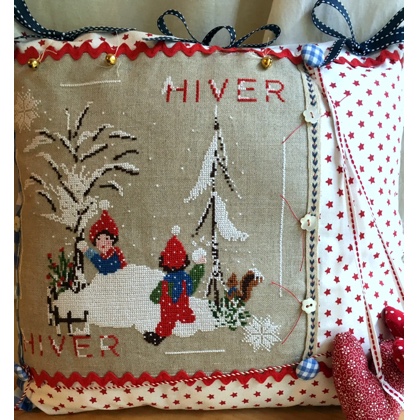 Hiver de Lilli Violette - Grilles Point de Croix - Grilles Point de ...