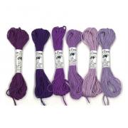 Soie d'Alger - Pack 6 nuances - Violet