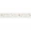 Ruban Metallic Prosecco Ho Ho Ho 15mm - Blanc/Or
