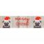 Ruban Merry Christmas Pug 25mm - Multicolore
