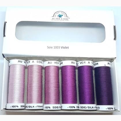 Soie 1003 - Pack 6 nuances - Violet