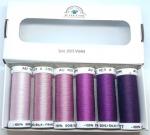 Soie 1003 - Pack 6 nuances - Violet