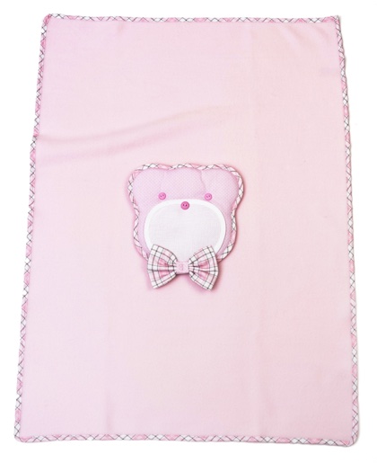Couverture Bebe En Polaire Rose De Filet Enfants Supports A Broder Casa Cenina